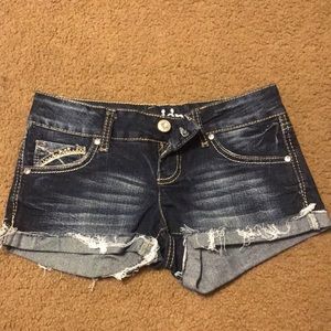 Dark Wash Jean Shorts